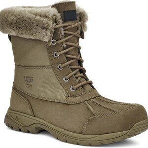 UGG Butte Mono Waterproof Boots in Moss Green